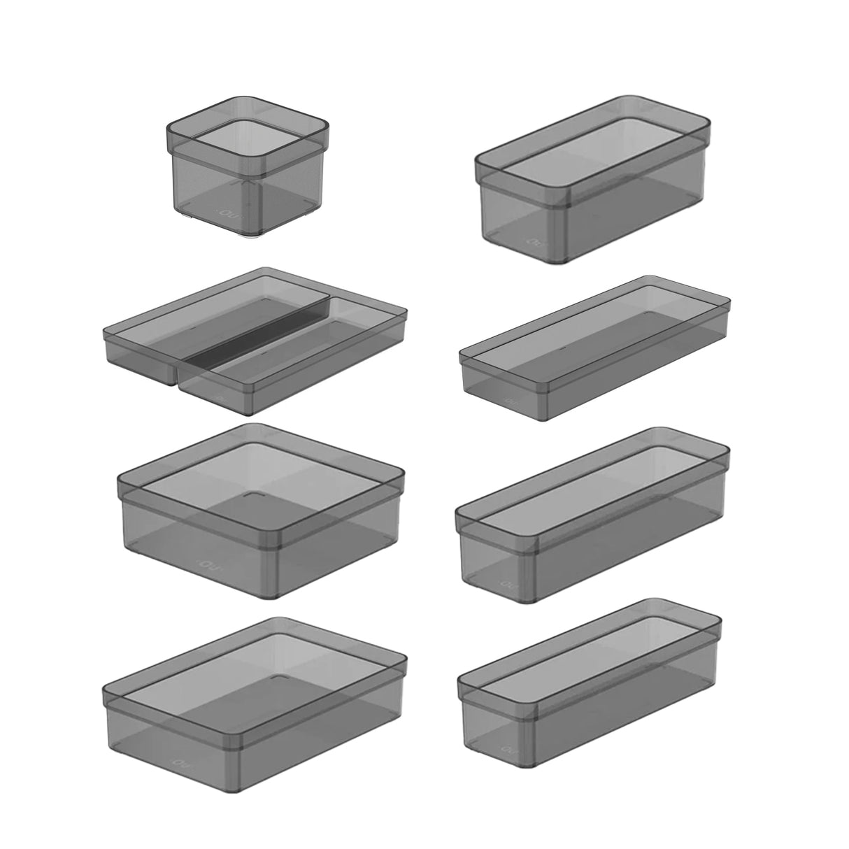 Pack Cajones Clear Gris