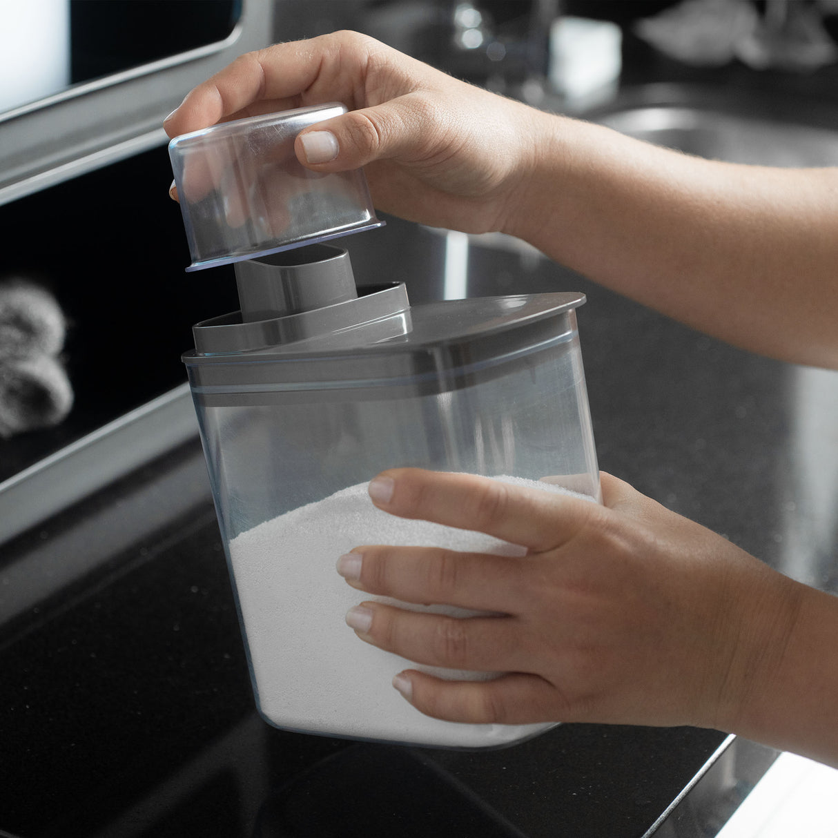 Dispensador de detergente Gris de 1,5 litros