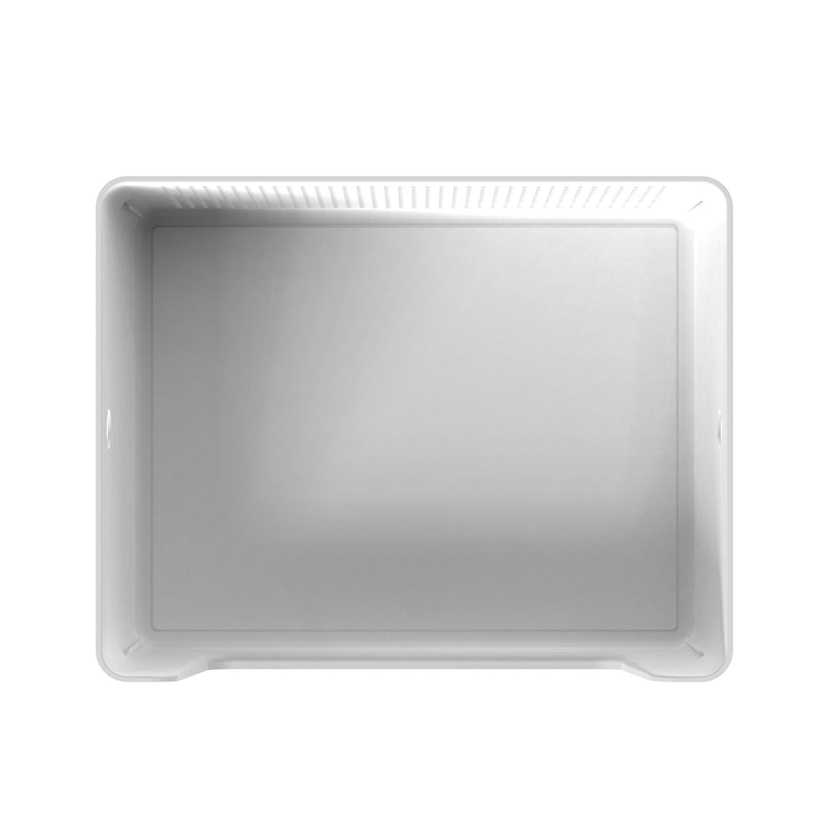 Canasto Organizador Con Apertura Frontal 16 Litros Flow Blanco