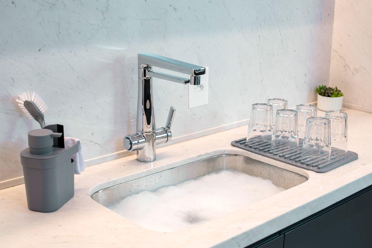 Dispensador de detergente y organizador Trium 650 ML Gris