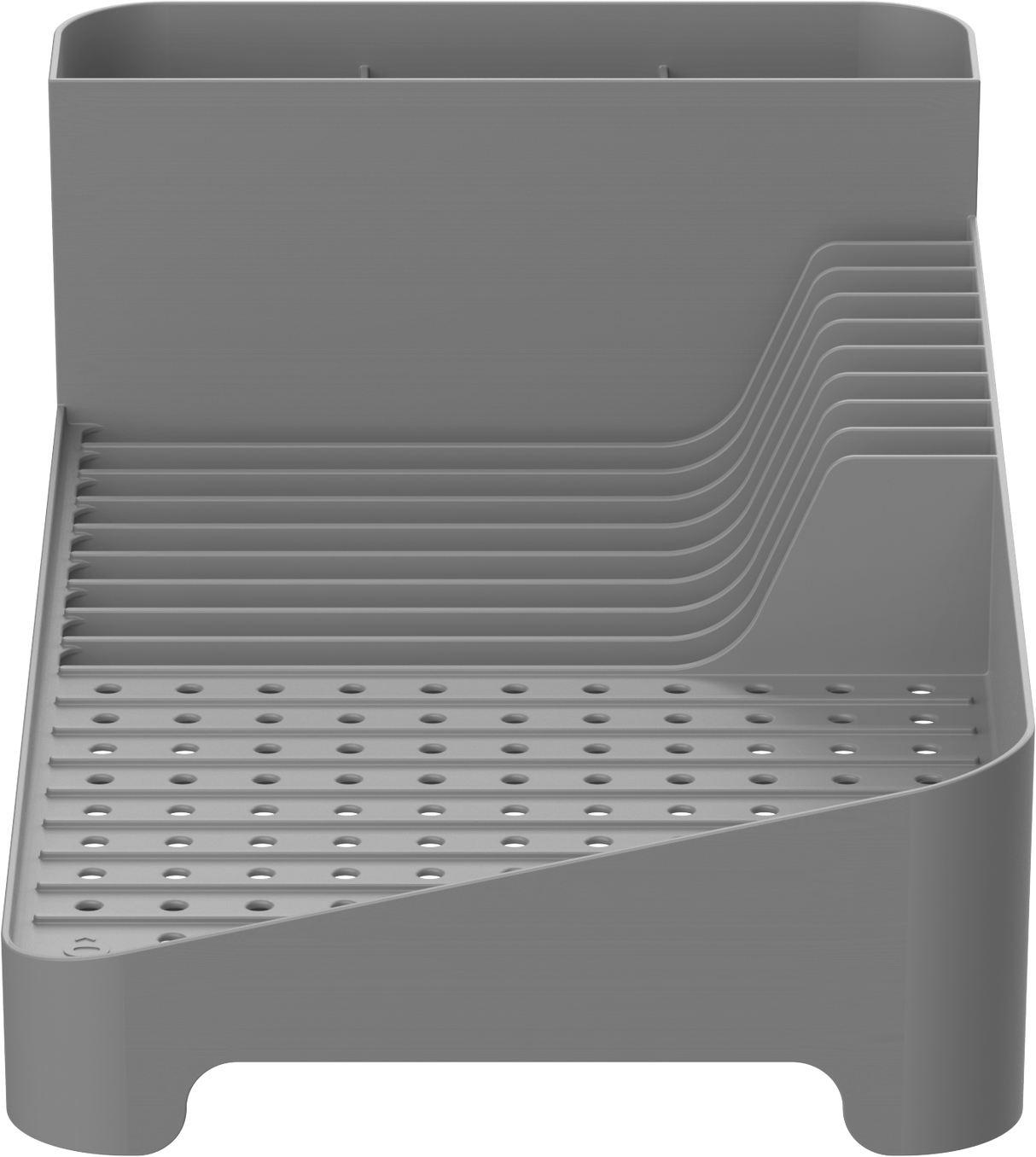 Seca Platos Trium Compacto Gris