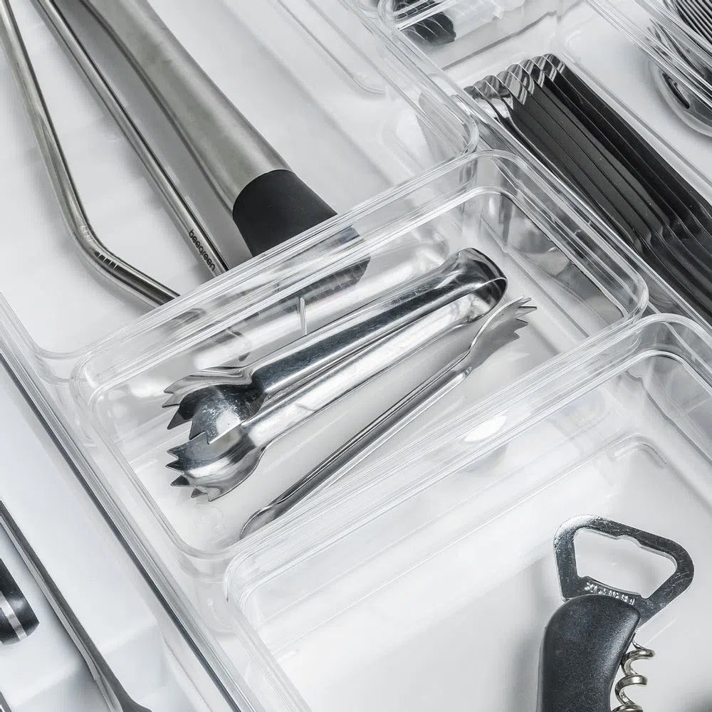 Organizador de Cajón Clear 15 x 7,5 x 5,6 Transparente