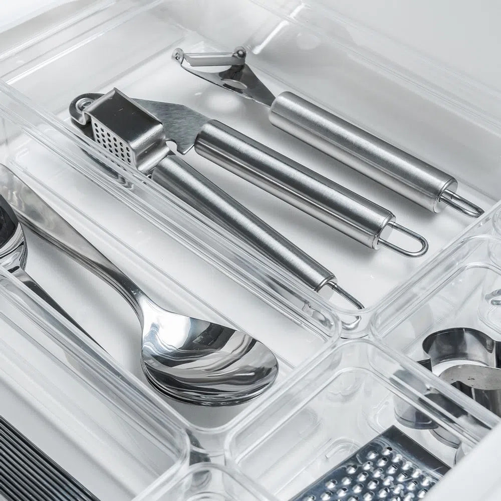 Organizador De Cajón Clear 22,5 x 15 x 5,6 Transparente