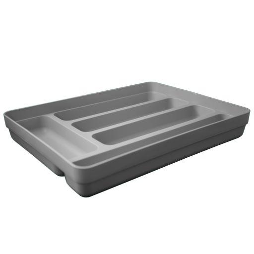 Organizador De Cubiertos Logic Gris