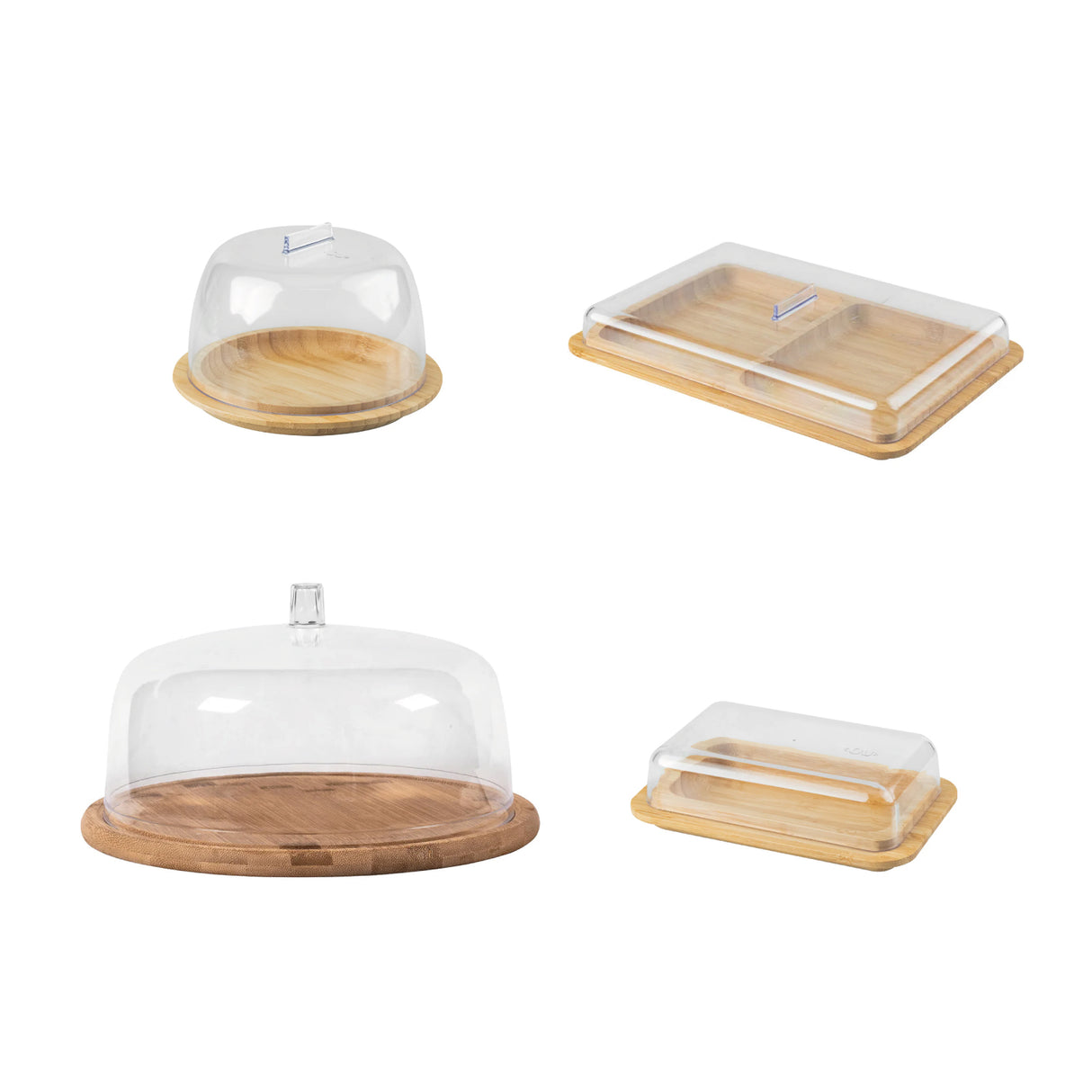 Pack Mesa Bambú 4 piezas