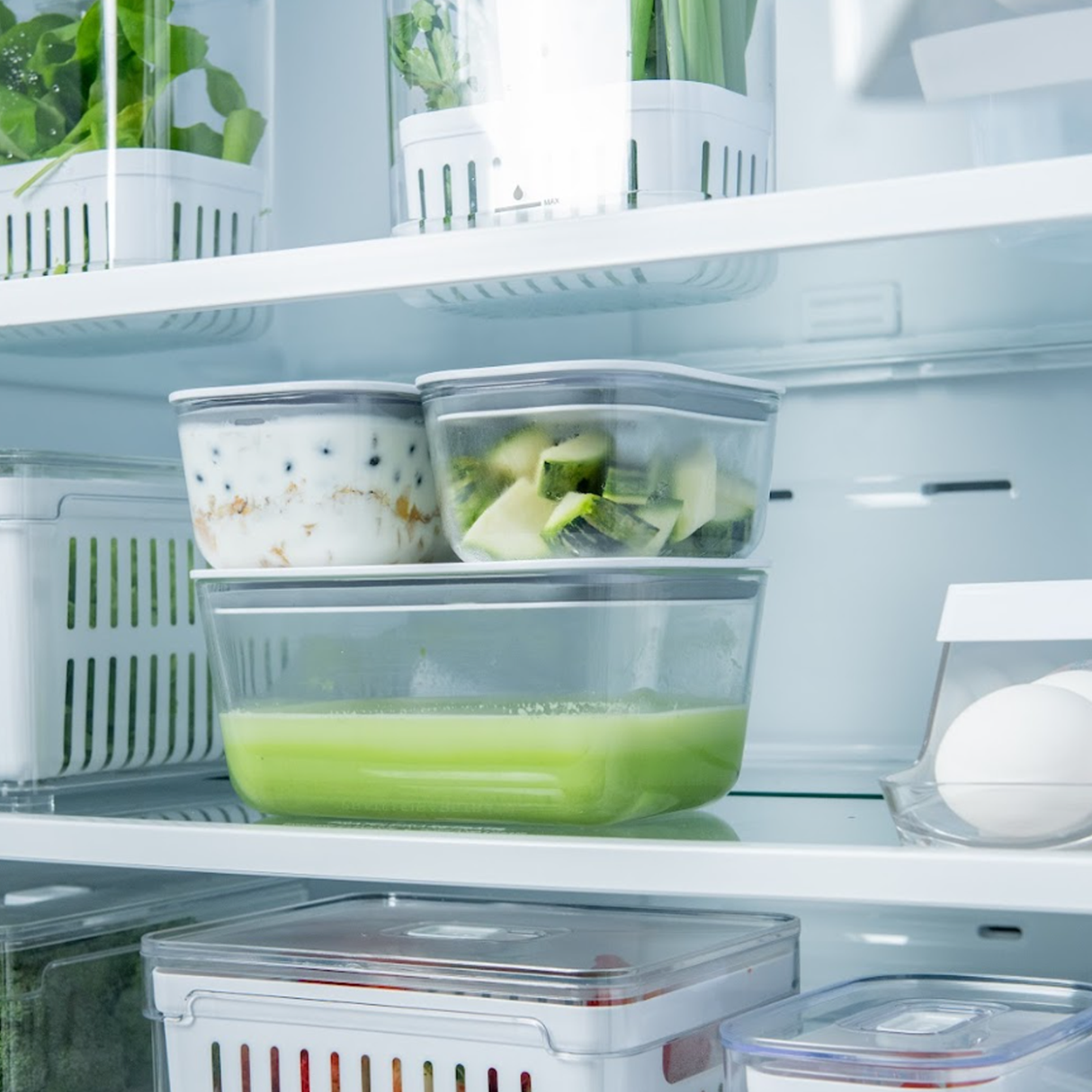 Pack 4 Contenedores de Vidrio Herméticos