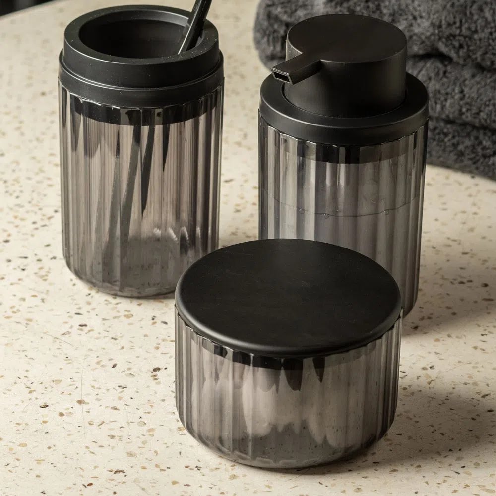 Porta Algodón/Joyero Groove Classic Negro