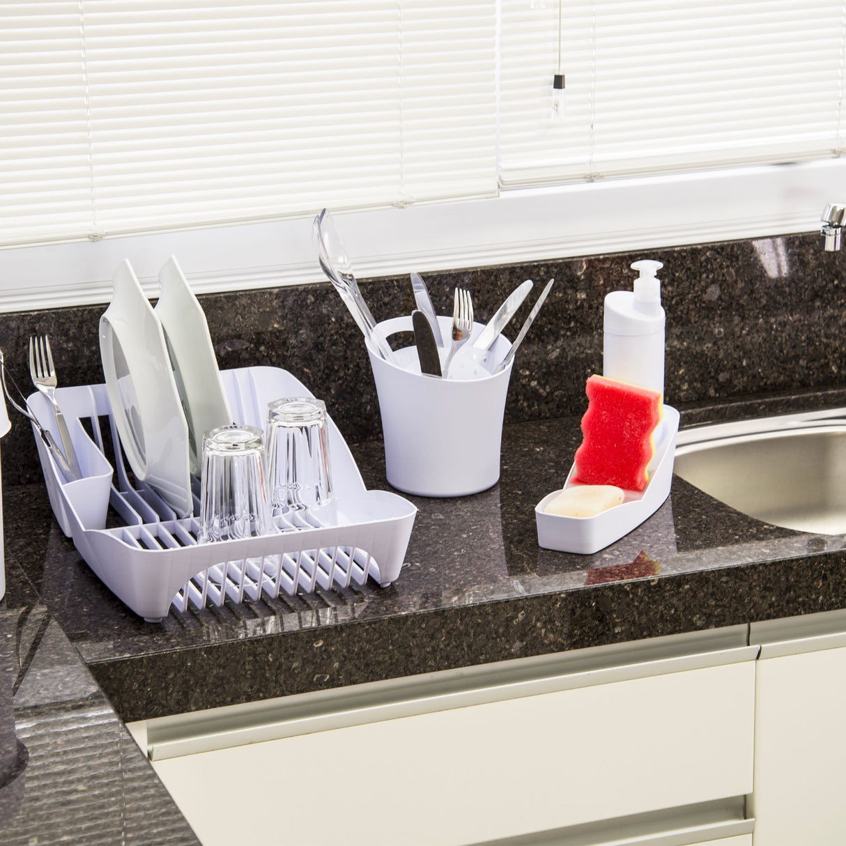 Escurre Platos Infinity Blanco