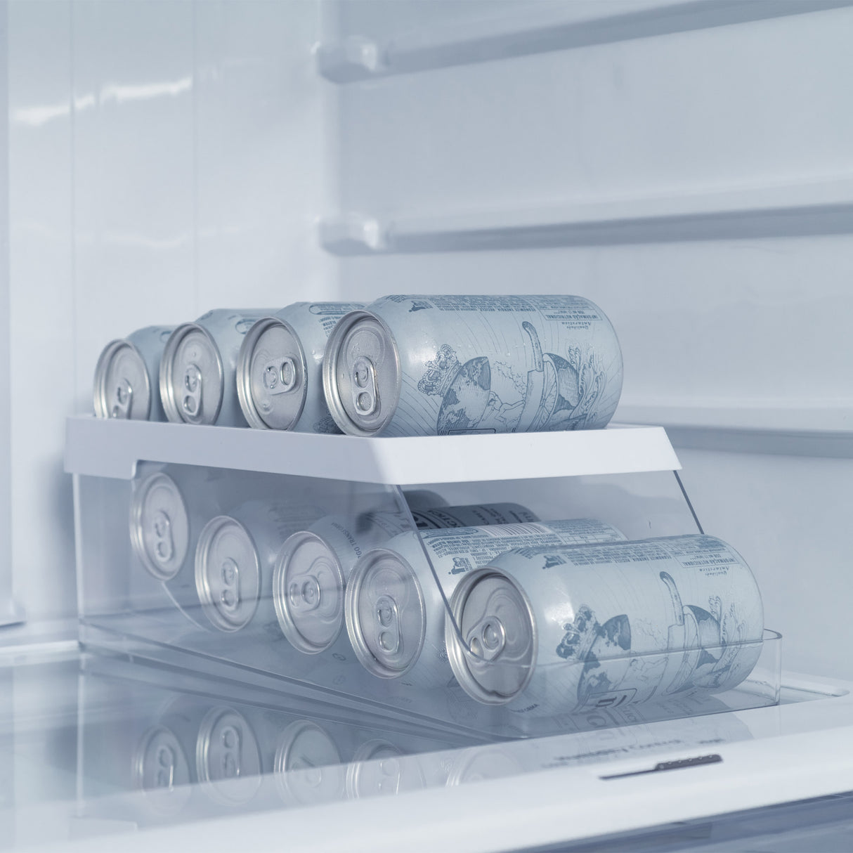 Organizador de Latas Blanco (9 Un) Ou