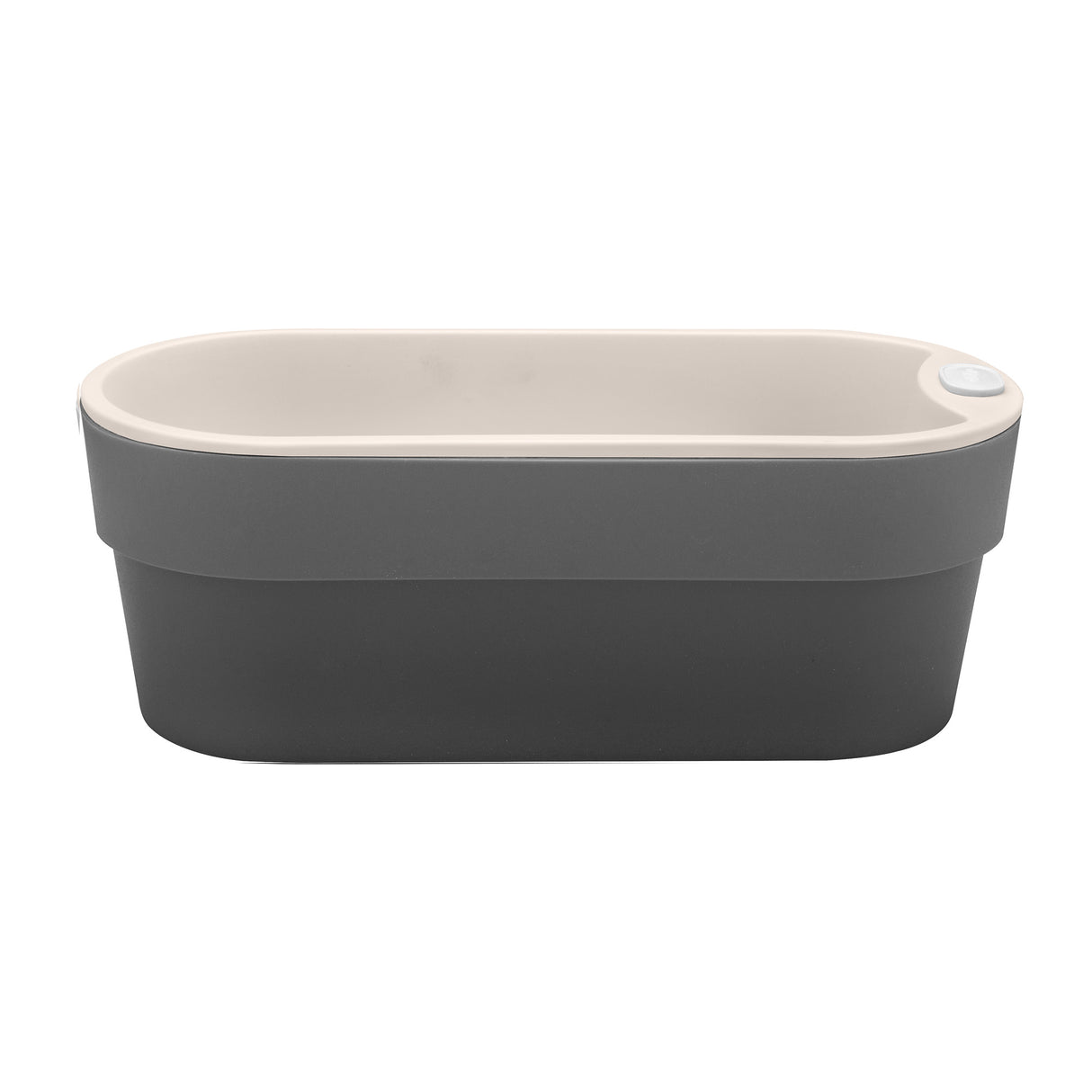 Macetero Huerta Auto Riego Gris 29 x 11 cm