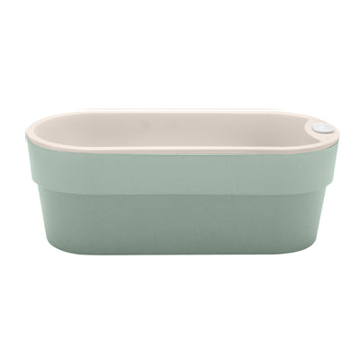 Macetero Huerta Auto Riego Verde Menta  29 x 11 cm