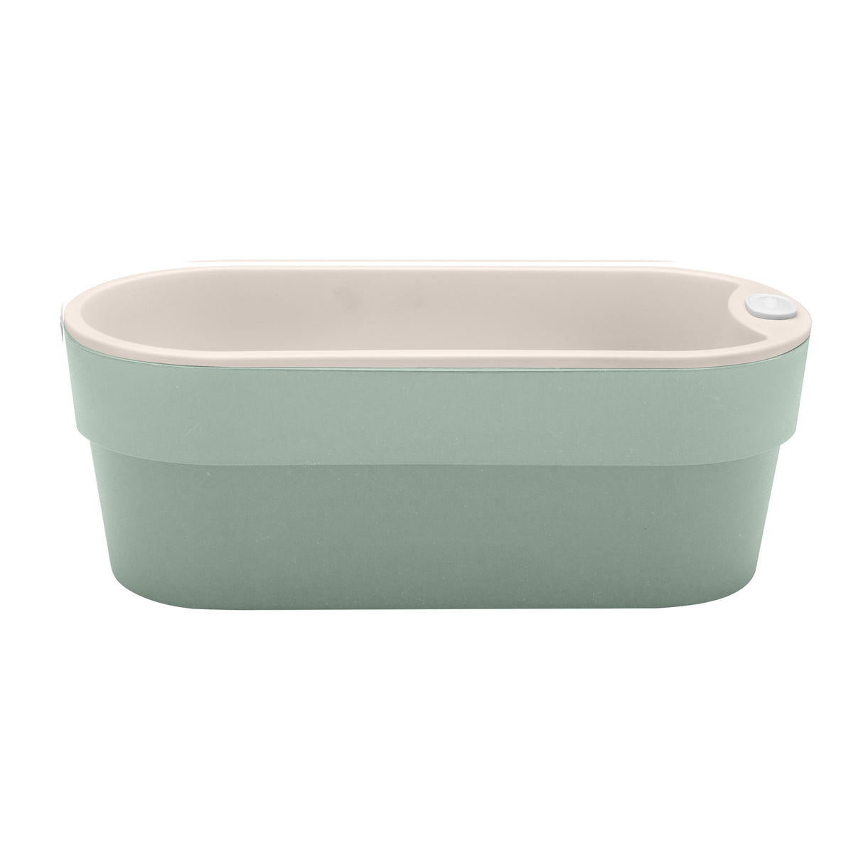 Macetero Huerta Auto Riego Verde Menta  29 x 11 cm