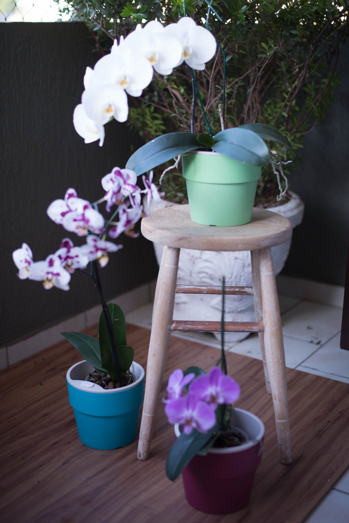 Macetero Autorriego Verde Menta 16 x 14 cm