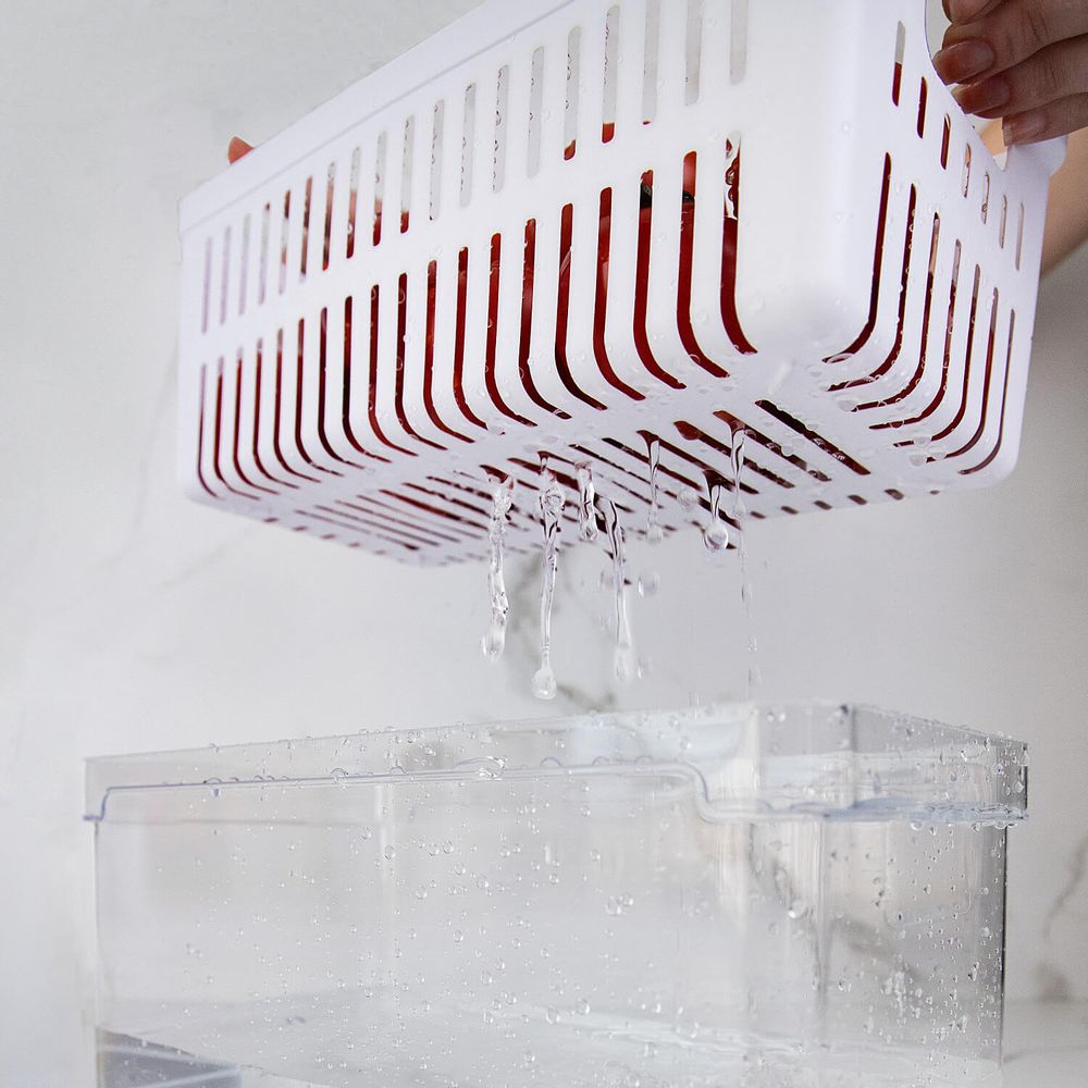 Pack Refrigerador Canastos Clear Fresh