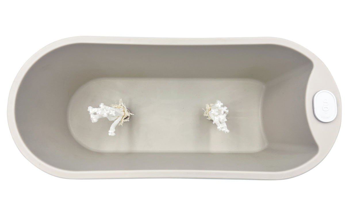 Macetero Huerta Auto Riego Gris 29 x 11 cm