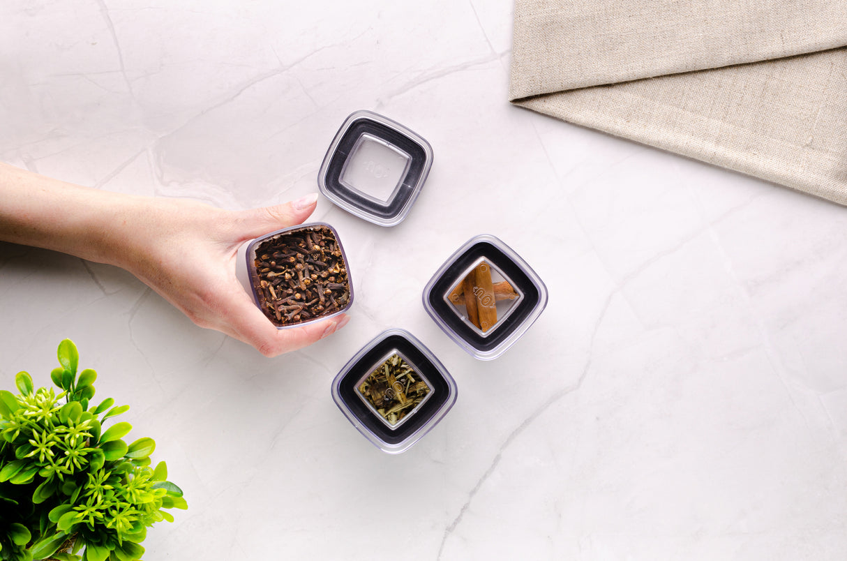 Conjunto Especieros Herméticos Block 6 Piezas (0,150L) Transparente