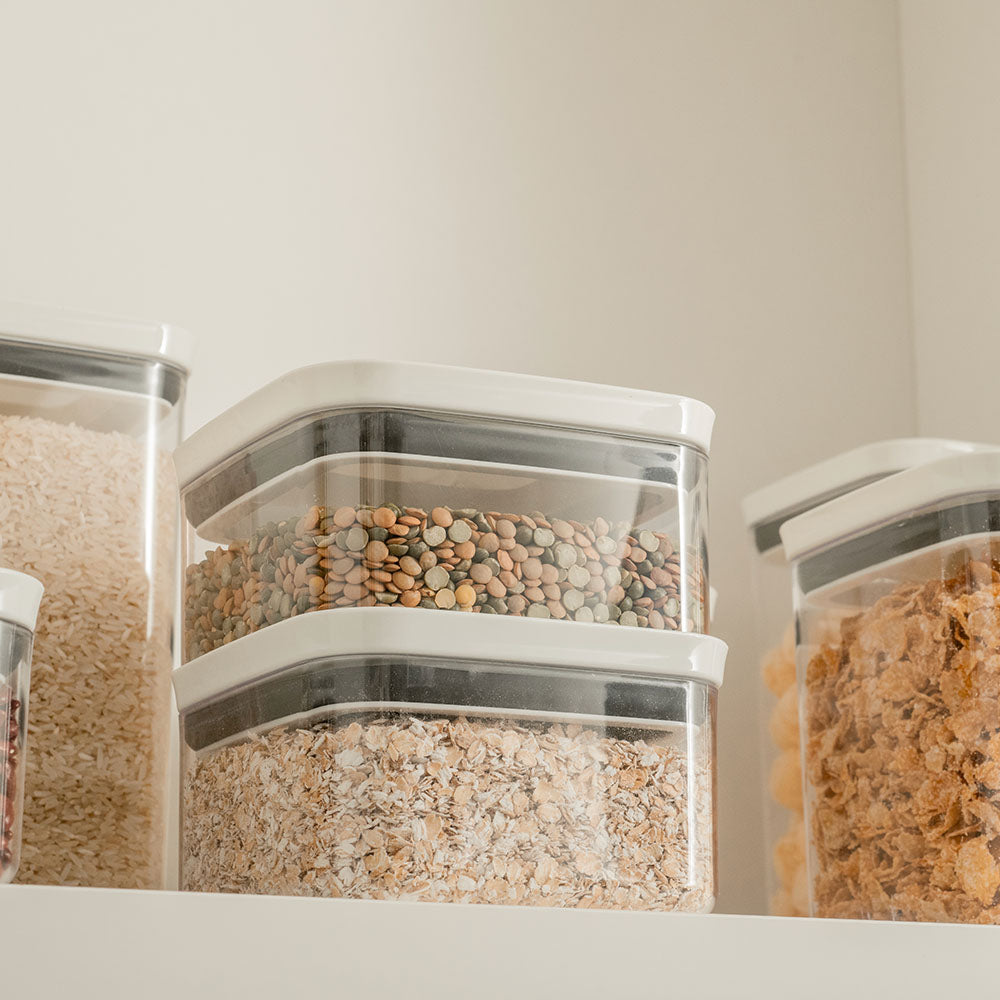 Contenedor Hermético Block Line Blanco 1 lt