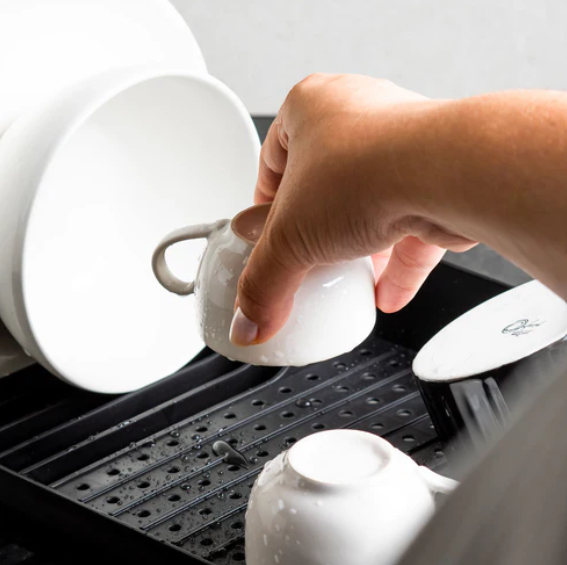 Seca Platos Trium Compacto Gris