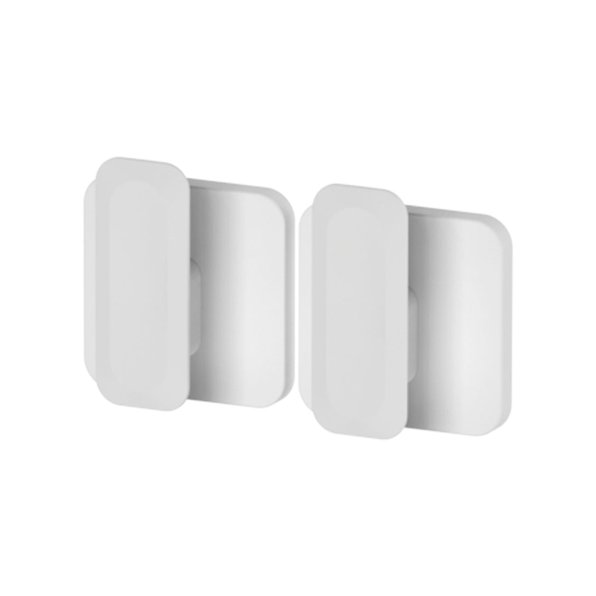 CONJUNTO GANCHOS DE PARED ELEVE BLANCO
