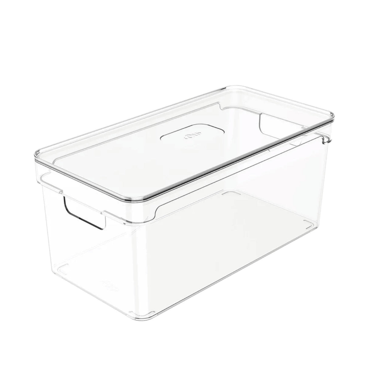 Organizador de Despensa Con Tapa Clear 30 x 15 x 13 cm