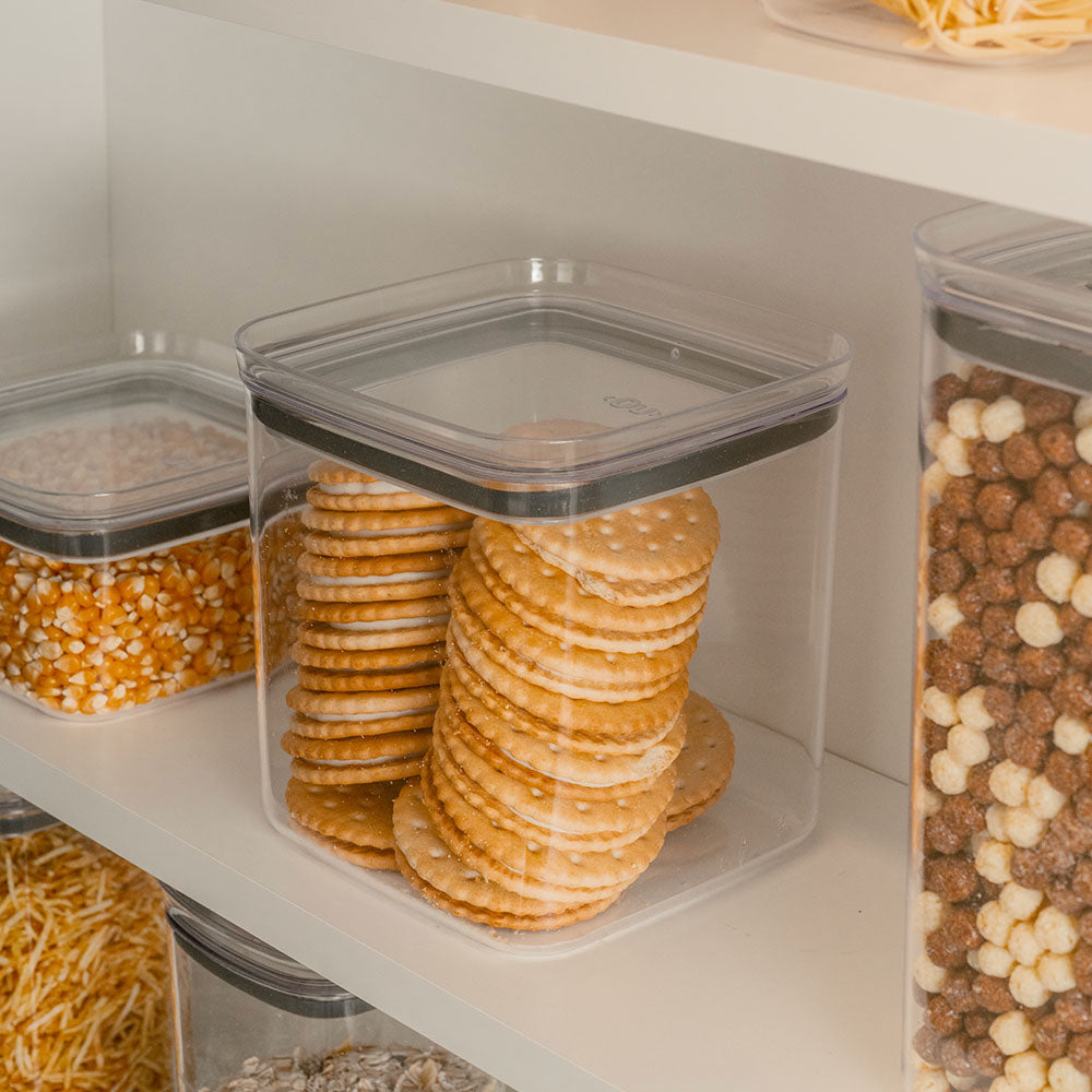 Contenedor Hermético Block Line Transparente 2,3 lt