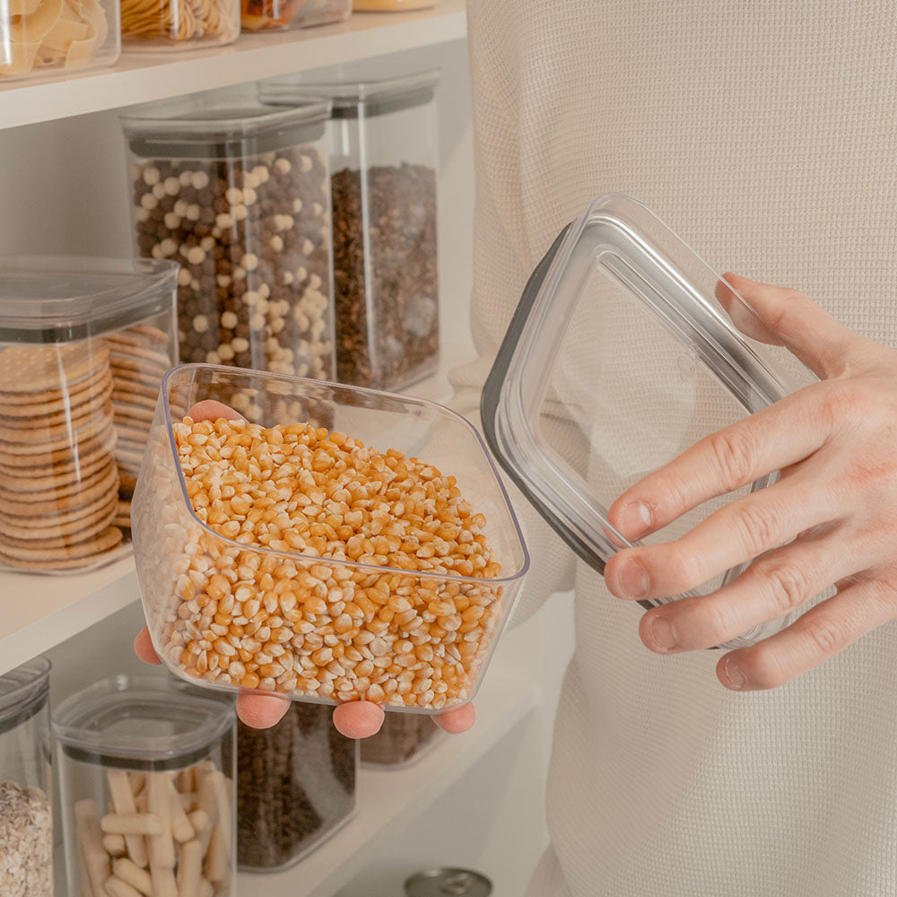 Contenedor Hermético Block Line Transparente 1lt