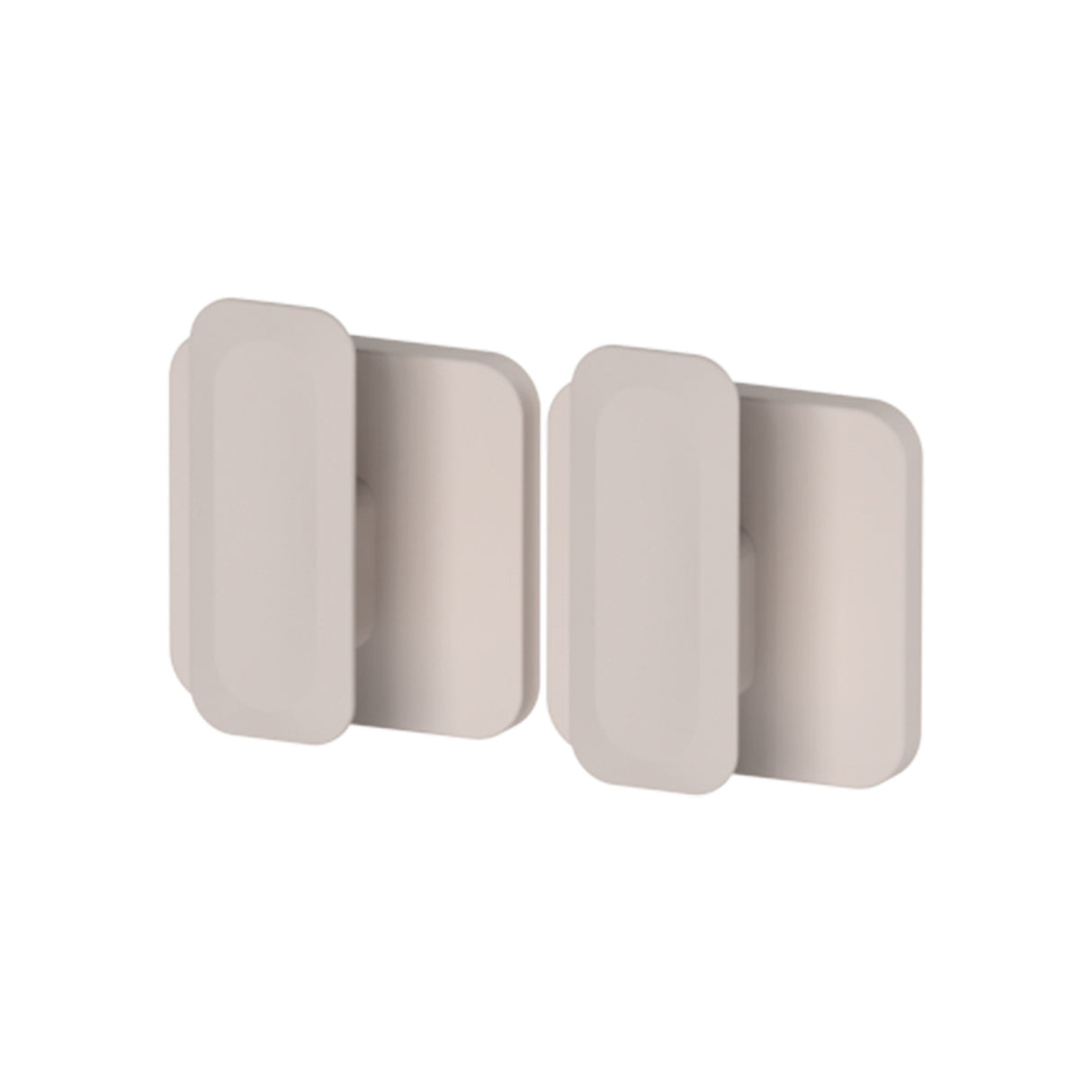 CONJUNTO GANCHOS DE PARED ELEVE BEIGE