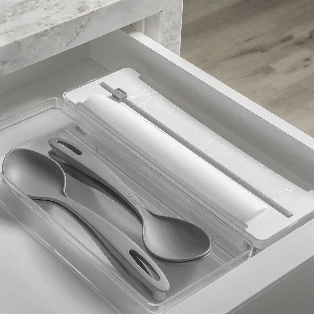 Dispensador Papel Alusa y Film Blanco