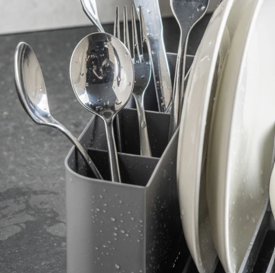 Seca Platos Trium Compacto Gris