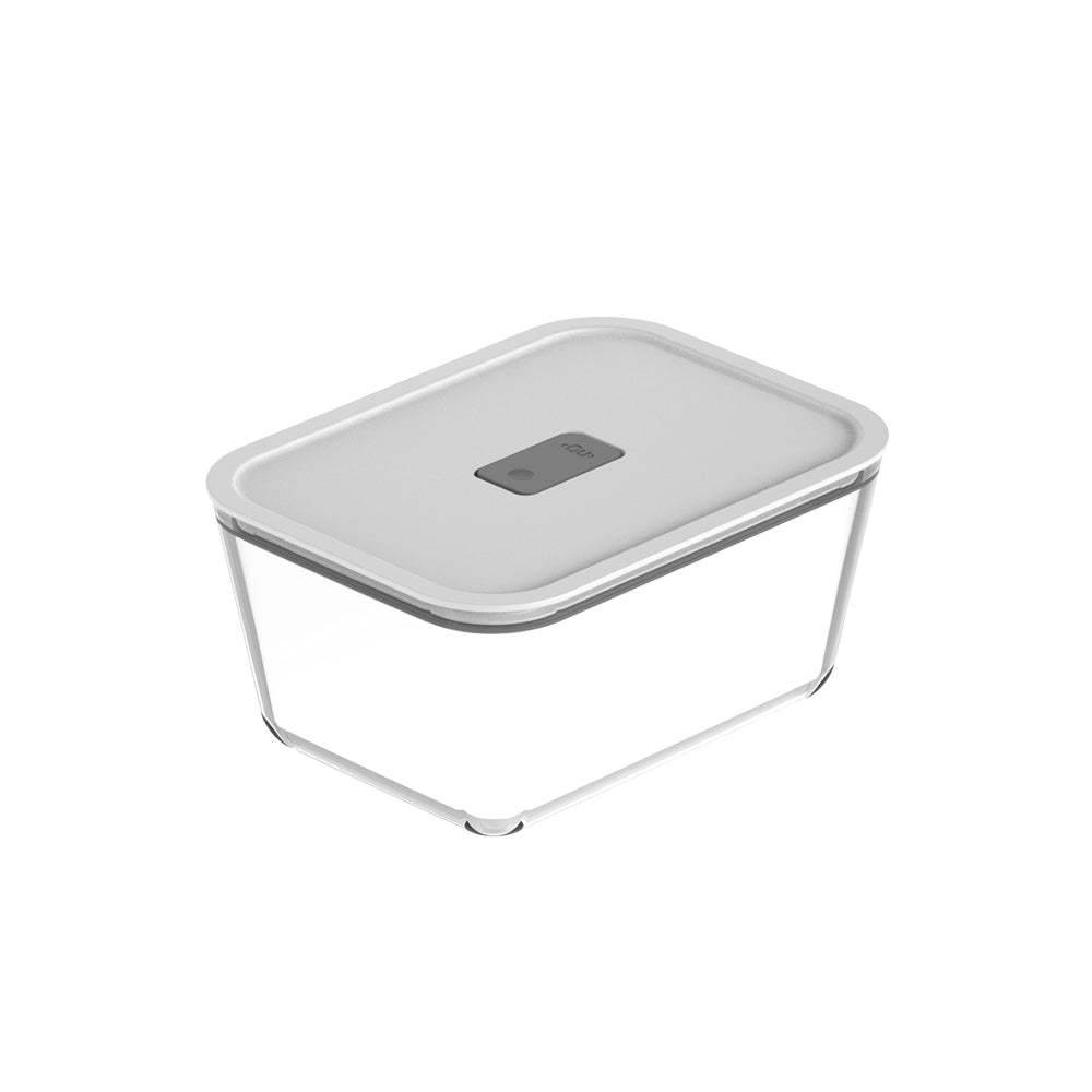 Contenedor Hermético de Vidrio Fresh Lock Blanco 2,4 Lt