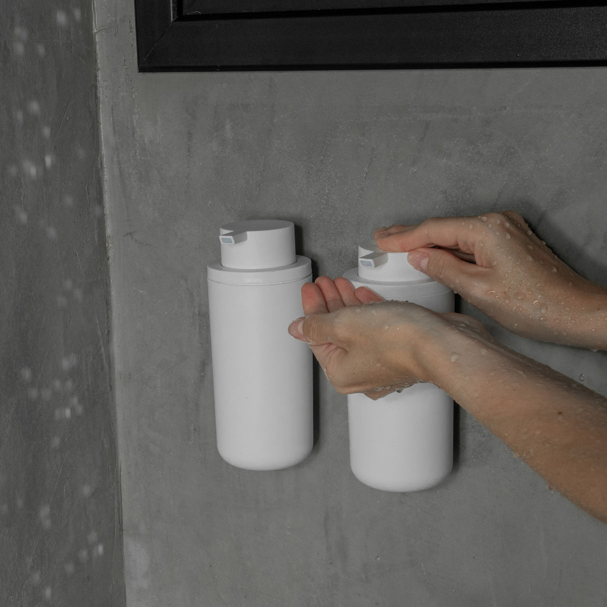 JABONERA DE PARED ELEVE 500 ML BLANCA