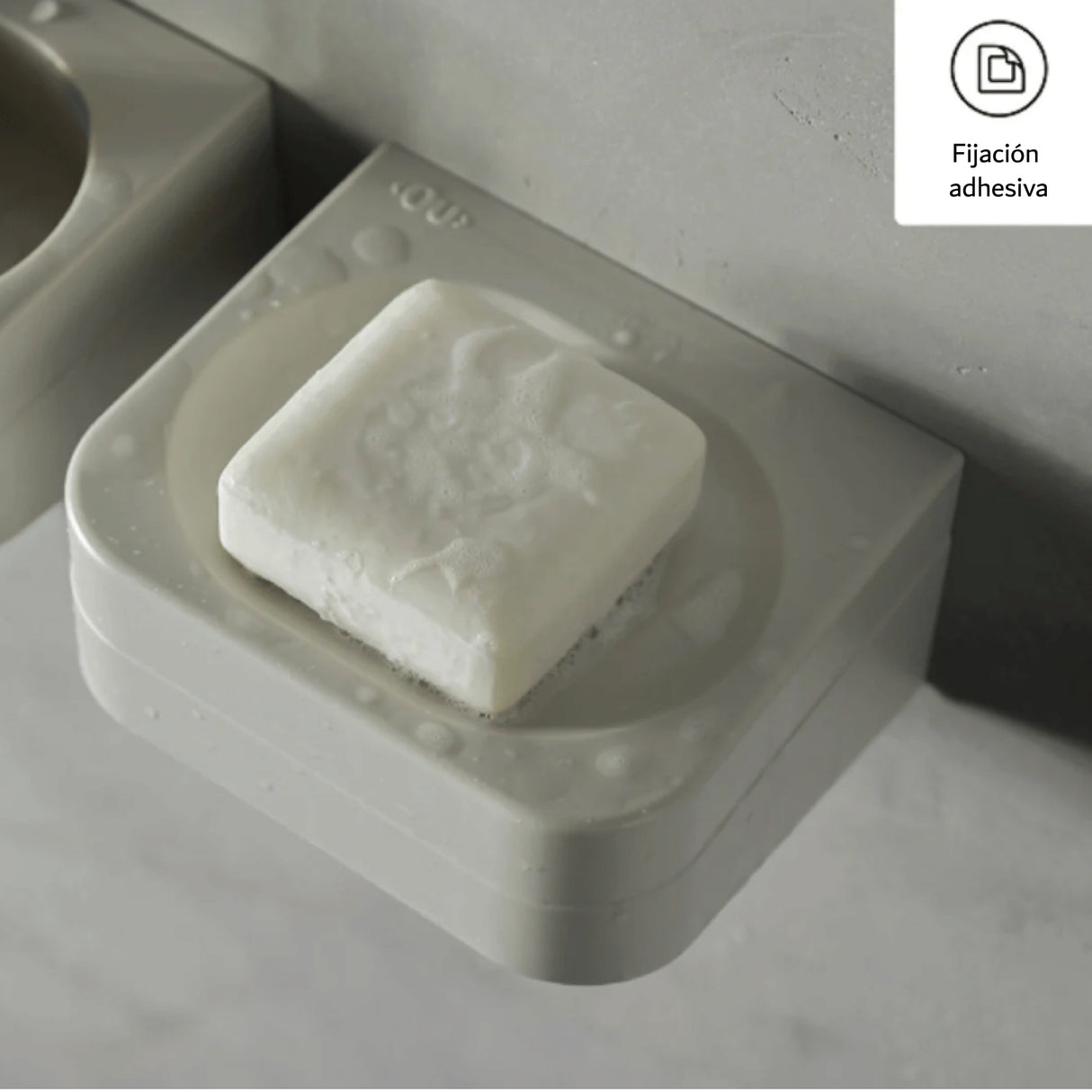 JABONERA DE PARED ELEVE BEIGE