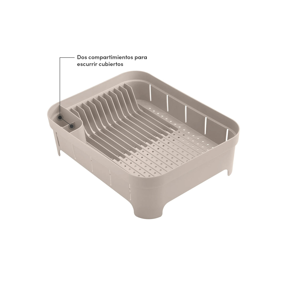 Escurre Platos Trium Beige
