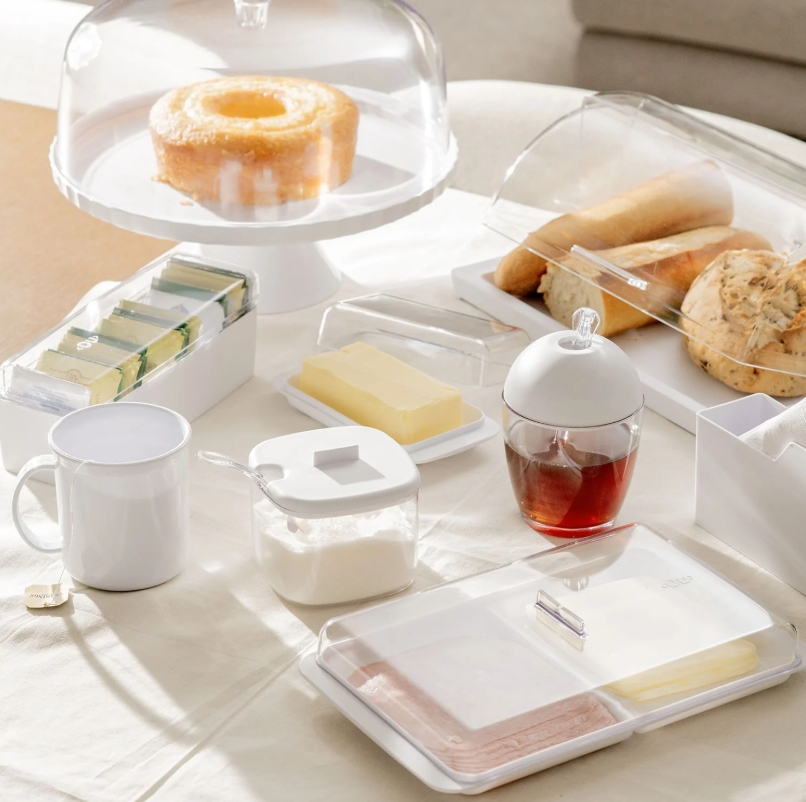 Contenedor Jamón/Queso Doble Break Blanco