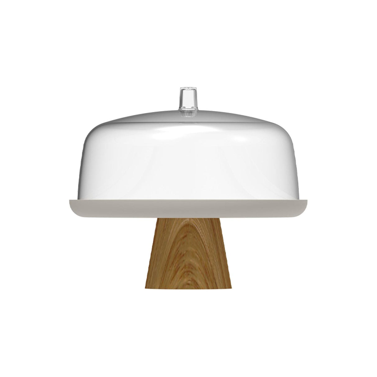 Porta Torta Lume Beige 25 Cm