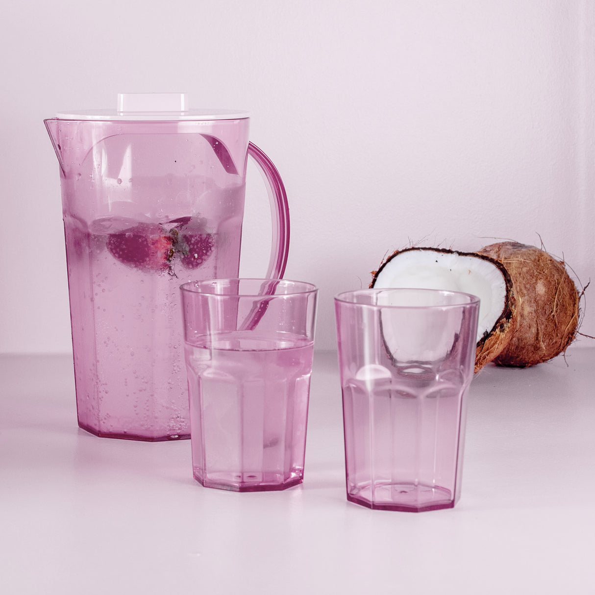Vaso 400 Ml Rosado Ou