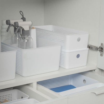 Canasto Organizador 12 Litros Flow Blanco