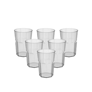 Pack 6 Vasos 400 Ml Transparente