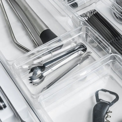 Organizador de Cajón Clear 15 x 7,5 x 5,6 Transparente