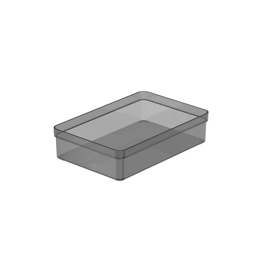 Organizador De Cajón Clear 22,5 x 15 x 5,6 Gris