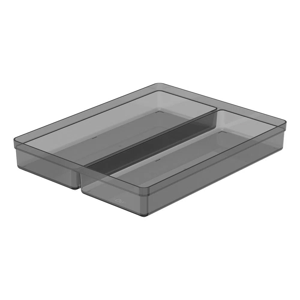 Organizador De Cajón Clear  37,5 X 30 X 5,6 Gris