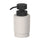 Jabonera Con Dosificador Dorica Beige Con Negro 300 Ml