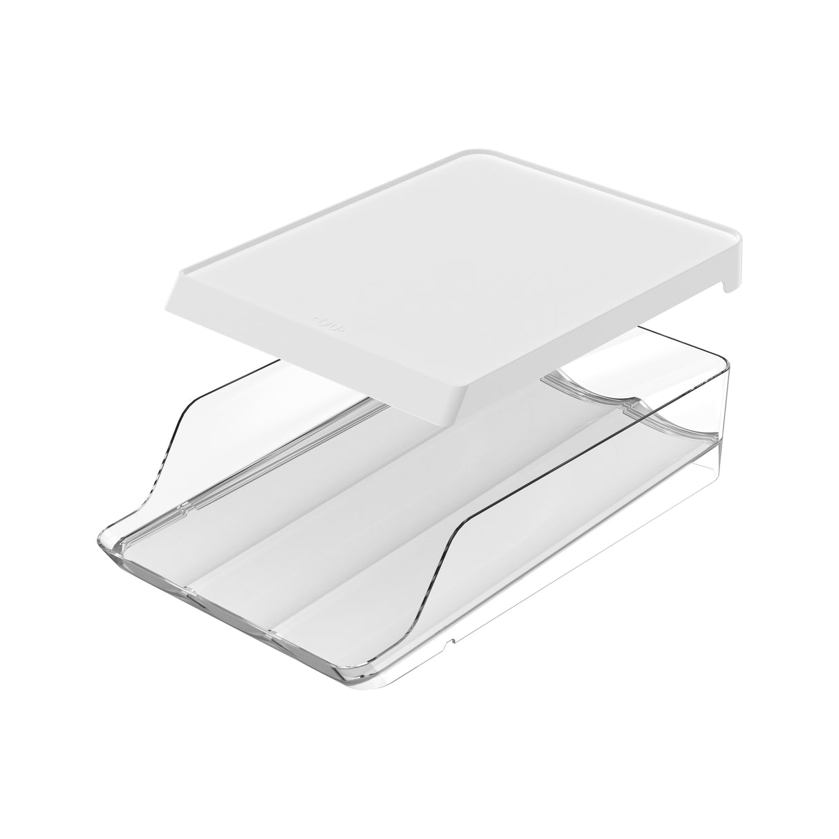 Organizador De Huevos Roll Clear Fresh 21 Un Blanco Ou