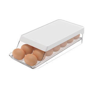 Organizador De Huevos Roll Clear Fresh 14 Un Blanco Ou