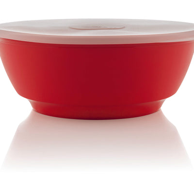 Bowl Luna Con Tapa Rojo 5 Lt