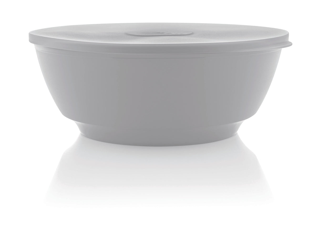 Bowl Luna Con Tapa Blanco 3,5 Lt