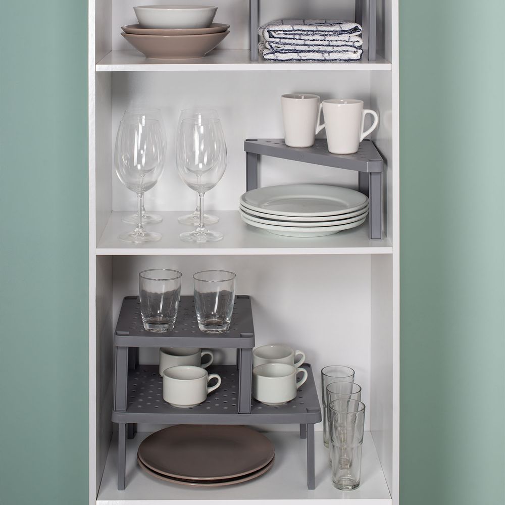 Organizador de Estante Rectangular Level Blanco