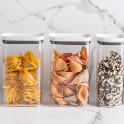 Contenedor Block Rectangular Blanco 2,3 Lt