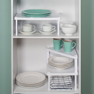 Organizador de Estante Cuadrado Level Blanco