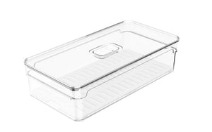 Organizador de Refrigerador Clear Fresh Con Tapa 30 x 15 x 7 cm